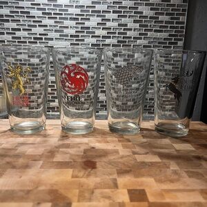 Game of Thrones House Sigil Pint Glass Set